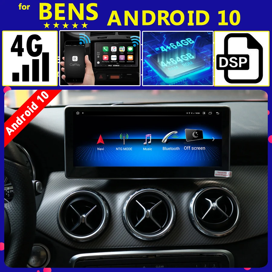 Автомобильное мультимедийное радио класса GLA стерео CLA Gps-навигация для Benz A W176 X156