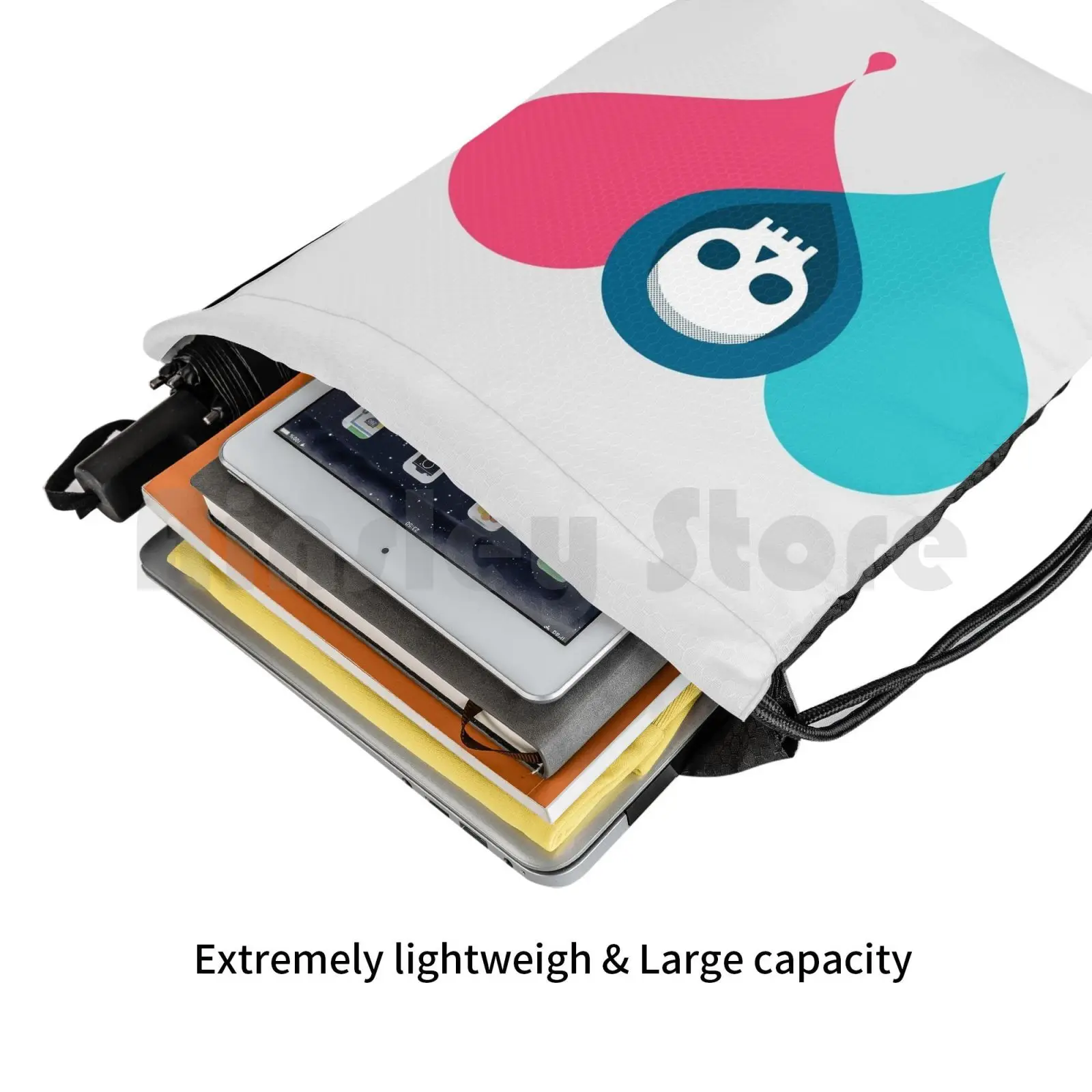 Рюкзак на шнурке для верховой езды скалолазания спортзала литературной тематики