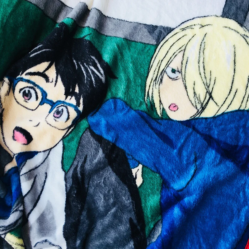 IVYYE 120x155 см YURI! На льду аниме одеяло плюшевое бархатное теплое украшение мягкая кровать для дома плед для дивана s унисекс подарки Новинка