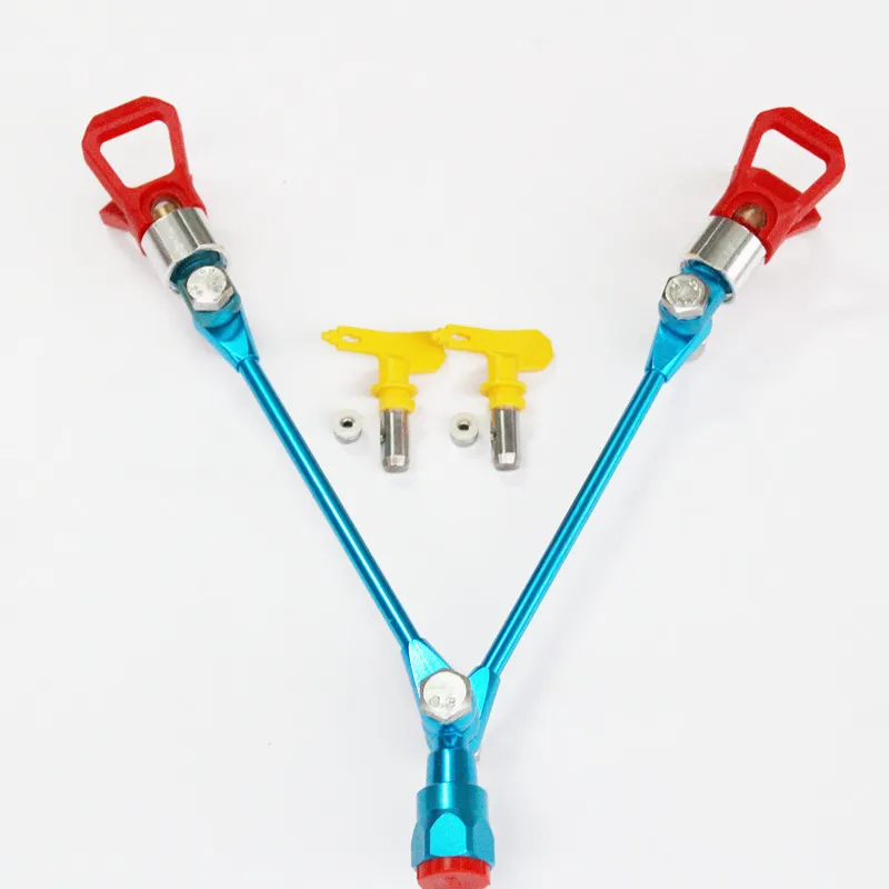 Профессиональный распылитель для краски Mayitr двойная Насадка + наконечники