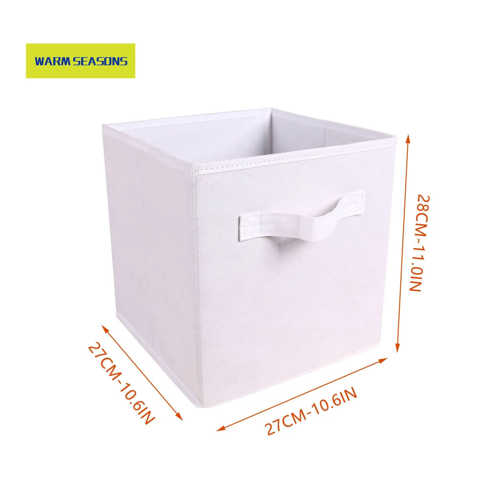 

Colorful Cotton Linen Fabric Folding CD Storage Boxes Foldable Bins Toys Organizer with Lids Storage Basket Laundry Storage Box