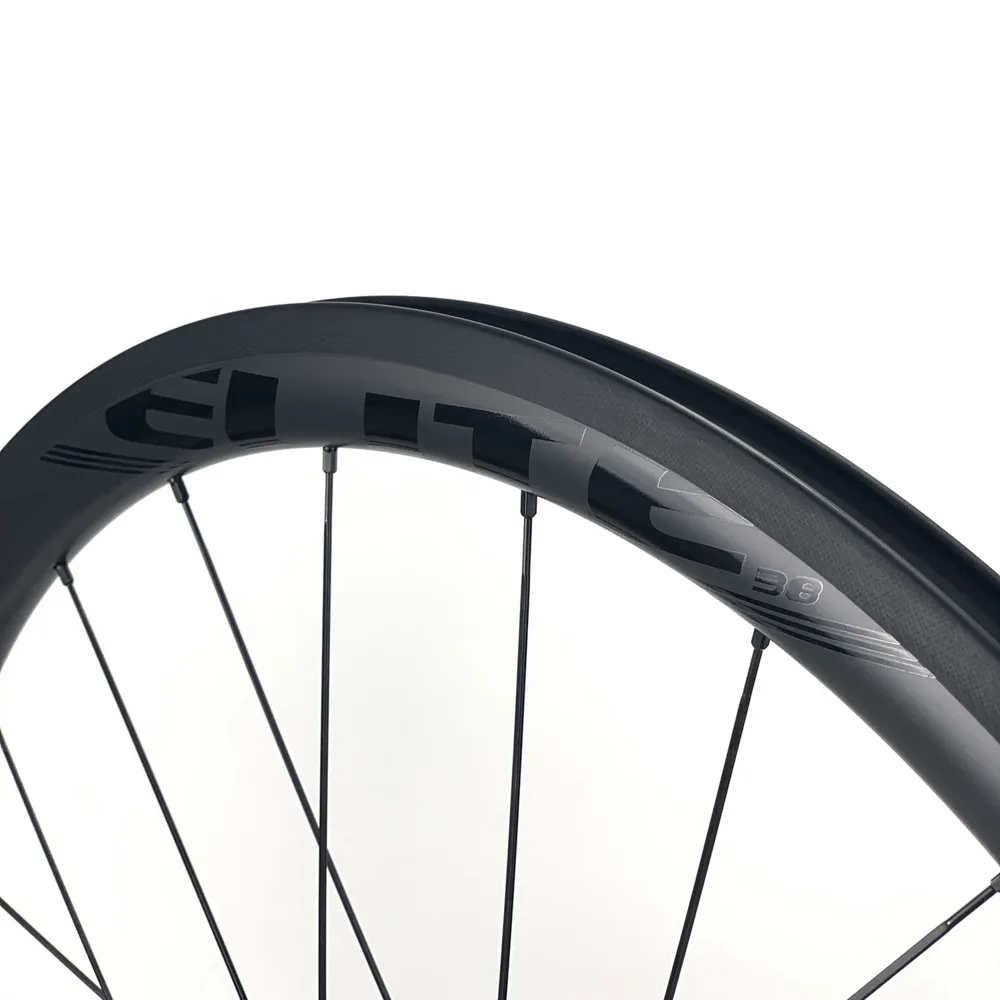 ELITEWHEELS ENT Road Bike Carbon Wheelset 700c UD МАТОВЫЕ велосипедные колеса бескамерные готовые UCI