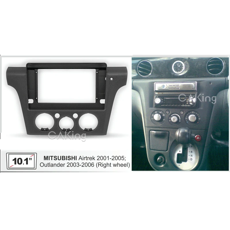 Лицевая панель автомобильного радиоприемника 10 1 дюйма для MITSUBISHI AIRTREK (правое
