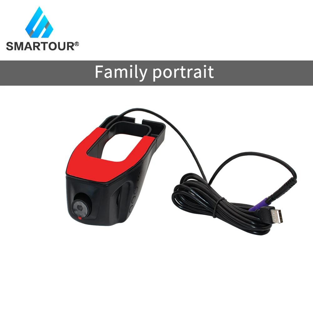 Автомобильный видеорегистратор Smartour HD 1080P регистратор с USB для Android автомобильные