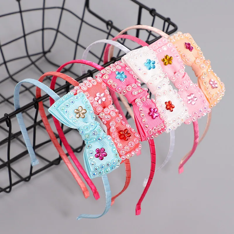 

Bow Knot Flower Headband for Girls Children Baby Hairband Cute Color Head Band Headwrap Hair Accessories Headwear