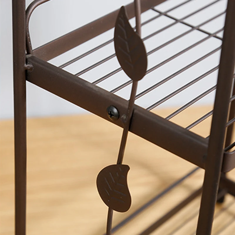 Железная угловая полка кухонные принадлежности стеллаж для хранения ванная