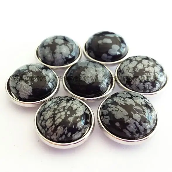 

T007 Alabaster stone snaps Hot sale snap for bracelet OEM, ODM