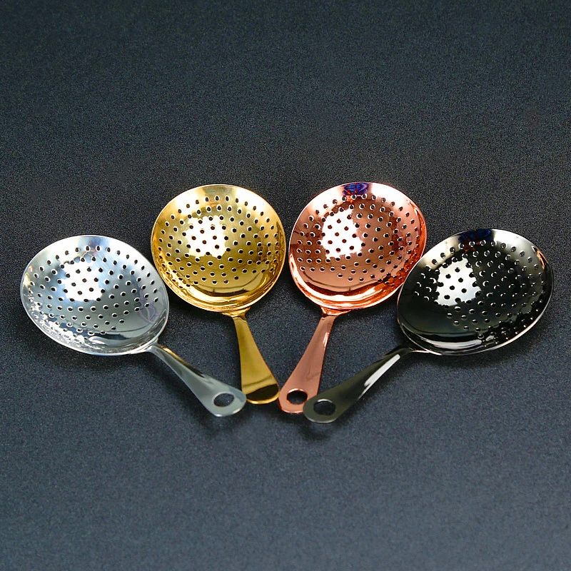 Subliva® Bar Cocktail Strainer 304 Stainless Steel Copper Plated Gold Plated 