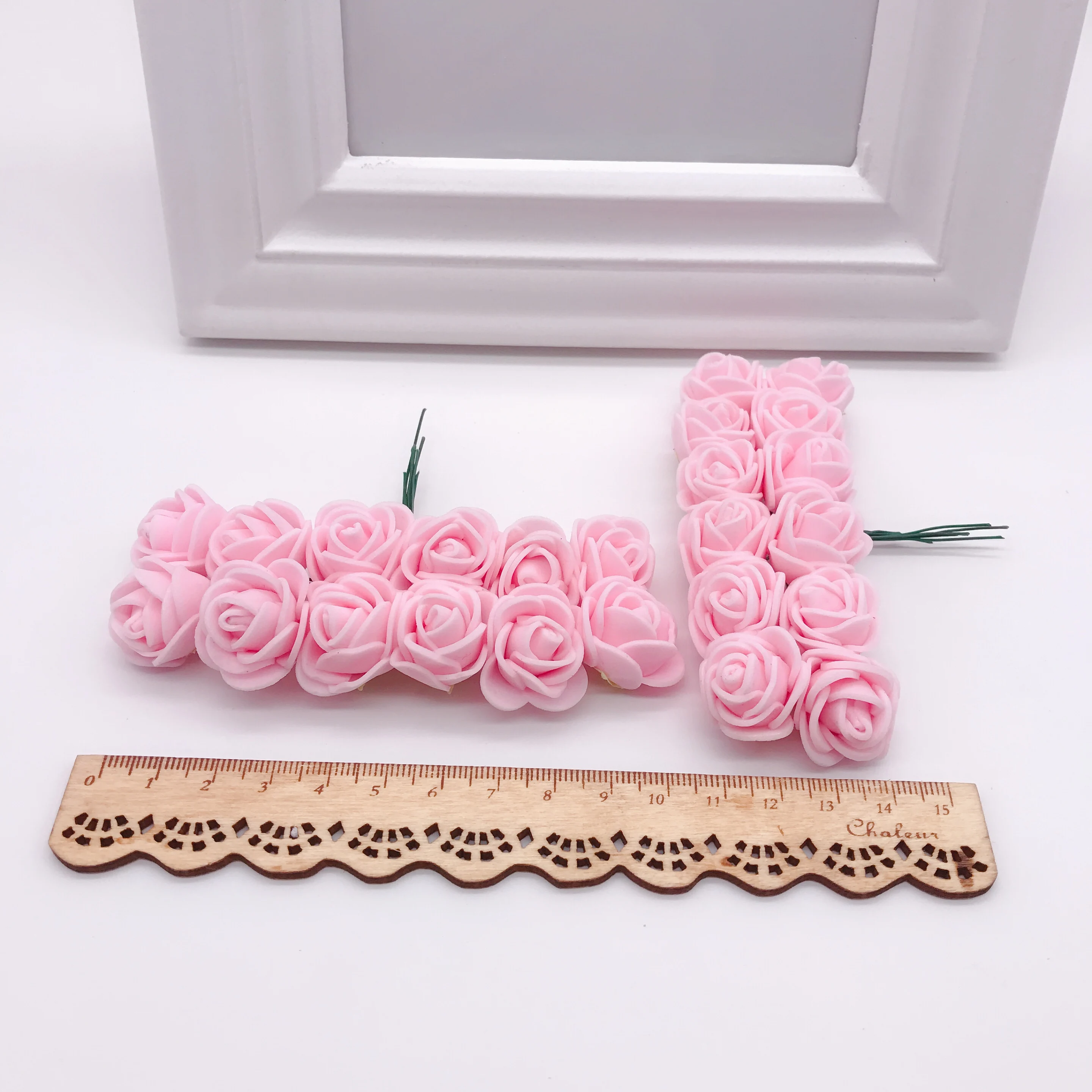 144 шт./2 см искусственные розы из пенопласта | Дом и сад