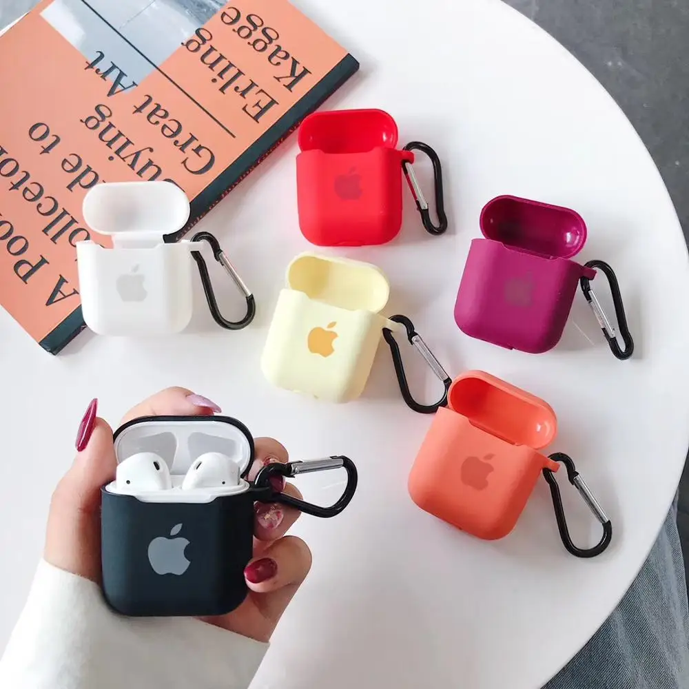 Милый чехол для Apple airpods 2 1 с логотипом карта Bluetooth наушников Airpods мягкий чехол| |