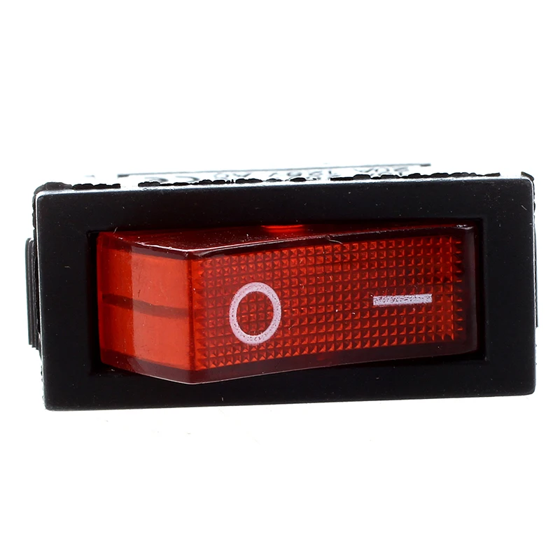 New-10 Pcs 3 Pin SPST Red Neon Light On/Off Rocker Switch AC 250V/10A 125V/15A | Обустройство дома