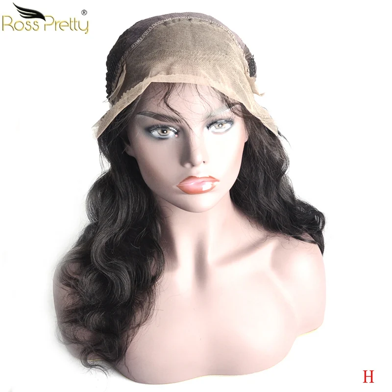 Натуральные волосы Ross Pretty Remy бразильские на сетке спереди парик волнистые парики