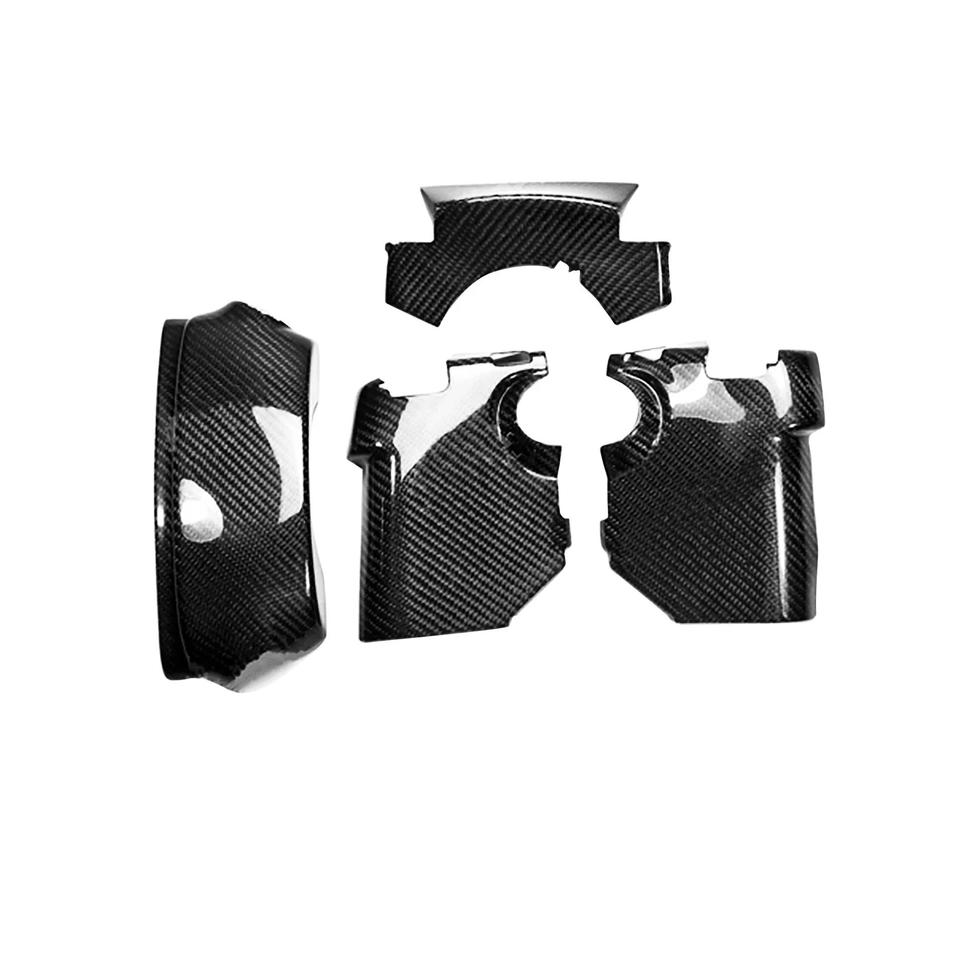 

Car interior modification accessories Real carbon fiber Auto Steering wheel base decoration Fit for Nissan GTR R35 2008 2009