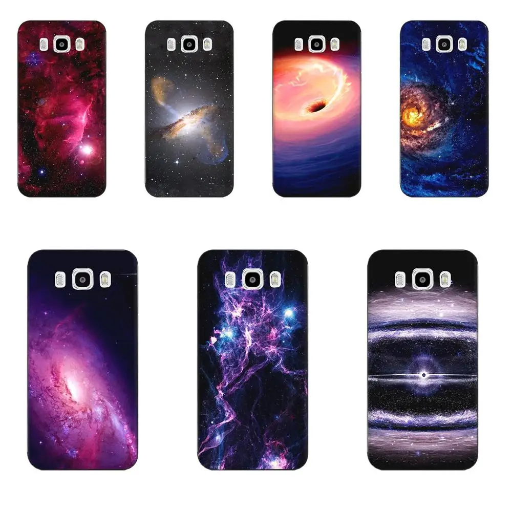 Прозрачный чехол из ТПУ для Samsung Galaxy A51 A71 A81 A90 5G A91 A01 S11 S11E S20 Plus Ultra Universe Black Hole |