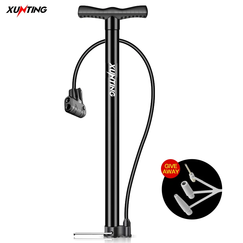 

Xunting Bicycle Ground Pump 140psi High Pressure Circulating Pump Inflation Bomba Bicicleta MTB Bicycle Portable Tire Pump