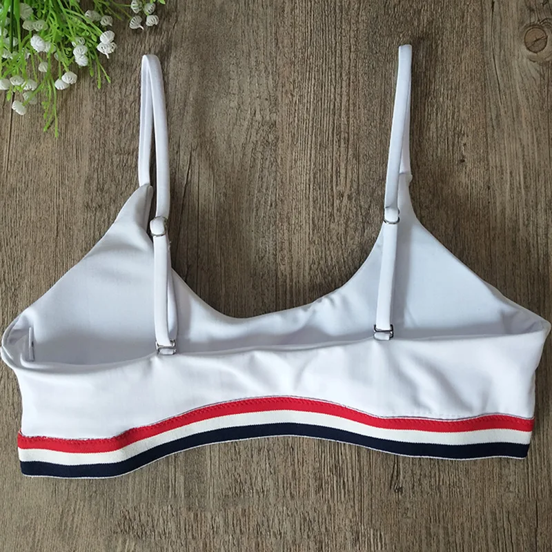 

2020 new hot sale ladies split solid color high waist plate belt bikini swimsuit