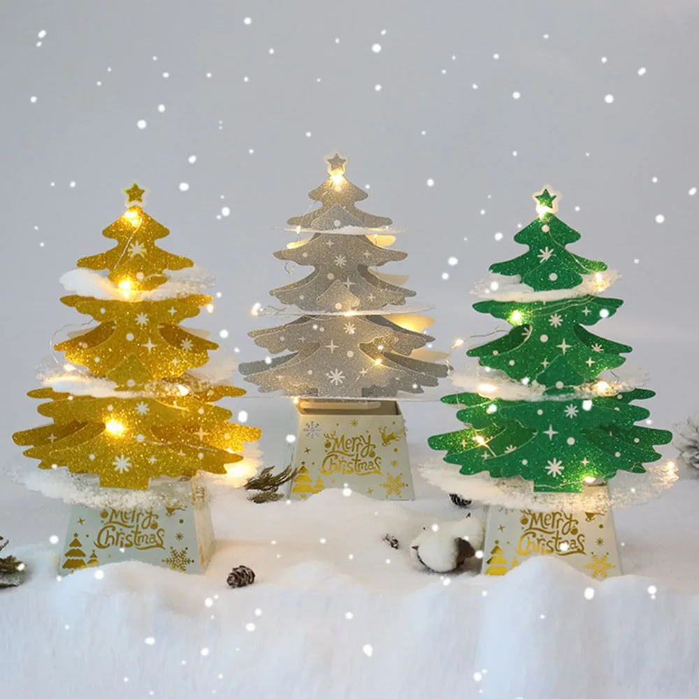 

Mini Christmas Tree Light String Battery Operated Navidad LED Fairy Lamp Xmas Ornaments Home Xmas Table Decoration Garland Light
