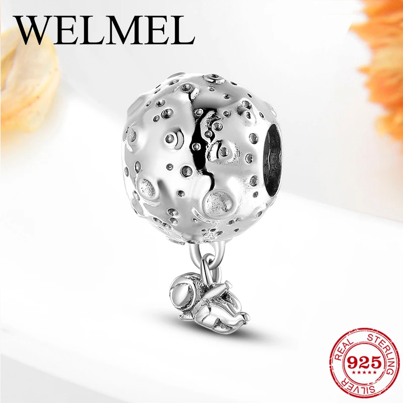 

Парашют пилот серебряный шарм 100% серебряные бусины 925 пробы изготовление ювелирных изделий Подходит оригинальный DIY Шарм браслет 925 серебря...