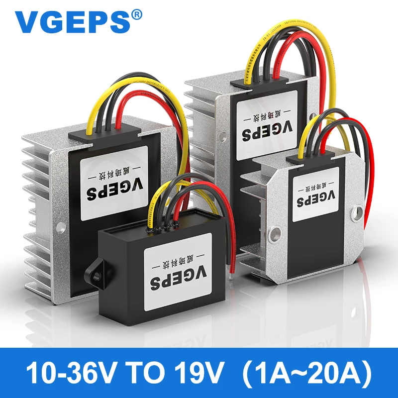 

10-36V to 19V DC power regulator 12V24V to 19V buck-boost module DC-DC converter