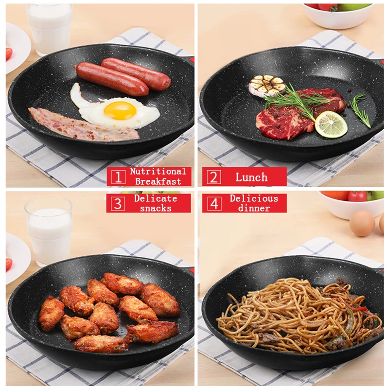 Высококачественная сковорода для стейка медицинская каменная антипригарная