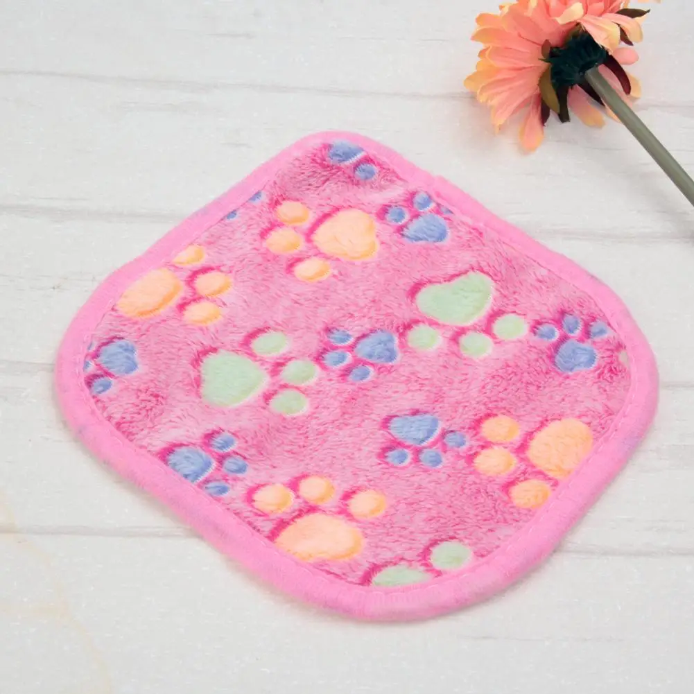 

Foot Print Sleeping Mattress Cats Nest Kennel Washable Winter Fluffy Bed House Cushion Pet Supplies Hedgehog Mouse