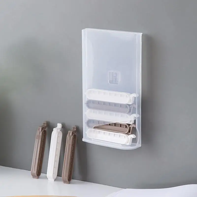 

Настенный зажим для запечатывания пищевых продуктов, десять упаковок, зажим для домашних пищевых продуктов, зажим для закусок, контейнер дл...