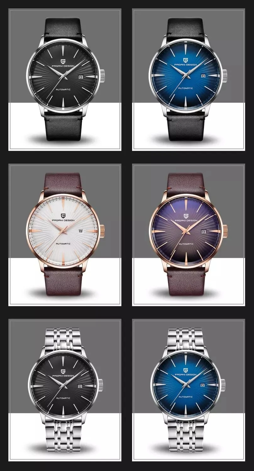 

2021 NEW PAGANI Design Men's Classic Mechanical Watch Men Luxury Business Waterproof Automatic Watch Seagull 2813 Movement Clock