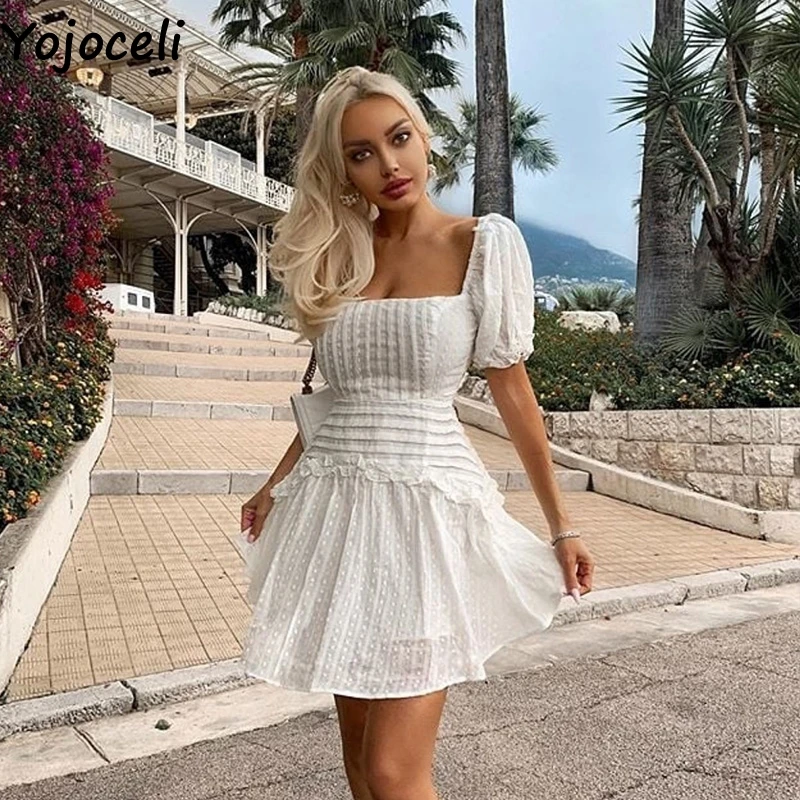 Yojoceli сексуальное элегантное облегающее платье с цветочным принтом женское