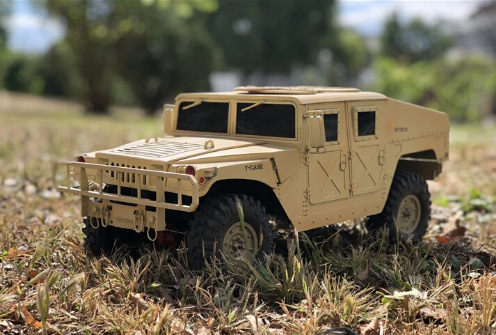 Новый высококачественный цельнометаллический Hummer 1/10 весы 313 мм колесная база RC