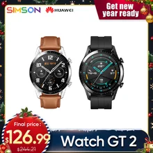 HUAWEI Watch GT2 Global Version Smart Watch 1.39 AMOLED Screen 14 Days Life 5ATM Waterproof Heart Rate Tracker