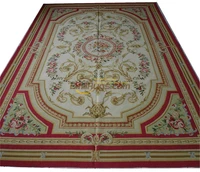 chinese aubusson carpets handwoven wool French Chic Renaissance