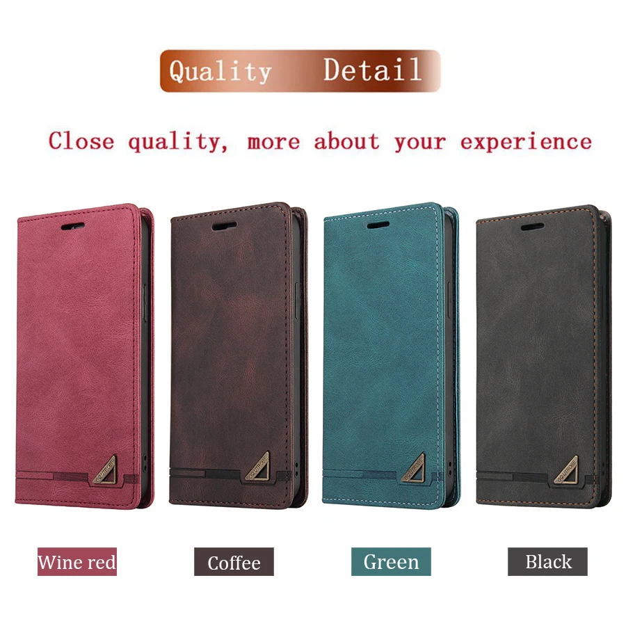 Wallet Leather Anti-theft Brush Case For VIVO IQOO Z3 Y91 Y91C Y90 Y53S Y51 Y51A Y51S Y50 Y31 Y30 Y21 Y20 Y20S Y15 Y12 Y11 U3X images - 6