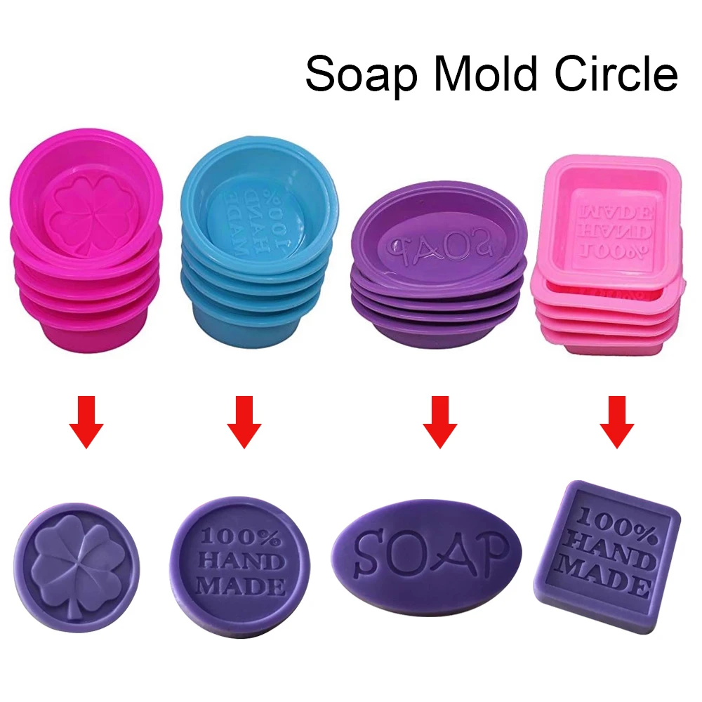 DIDIHOU 1PC Multifunctional Soap Molds For Making Silicone Mold Circle Cupcake Baking Pan Supplies |