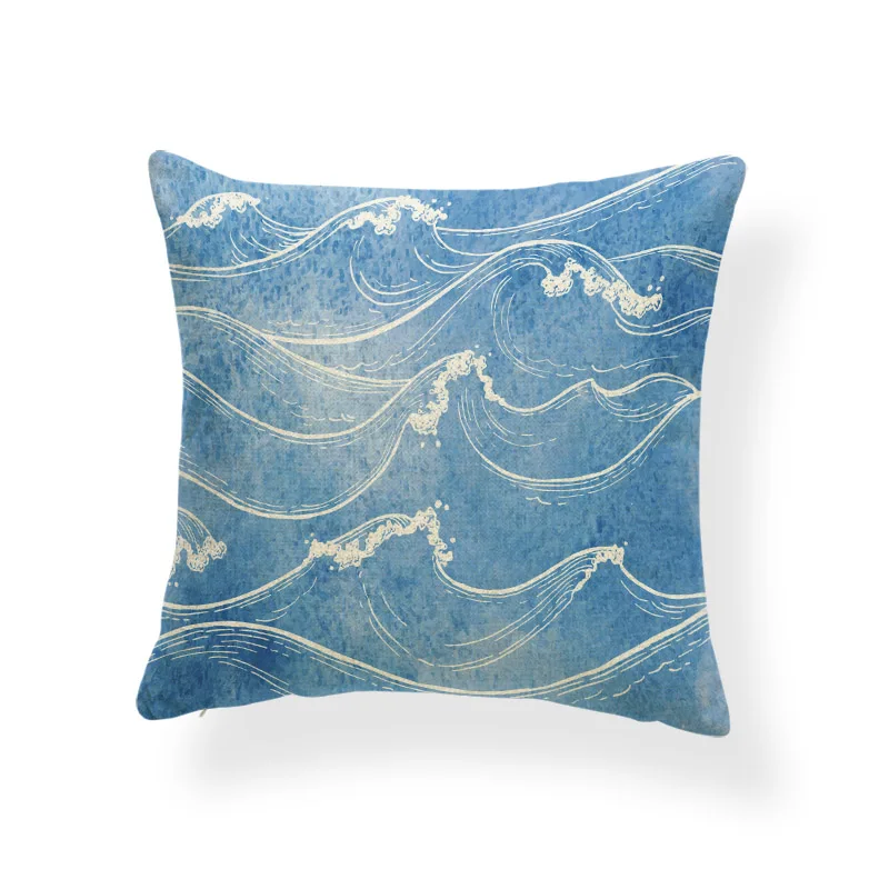Синий зеленый морской волны наволочка для подушки Капа De Almofada диван чехол