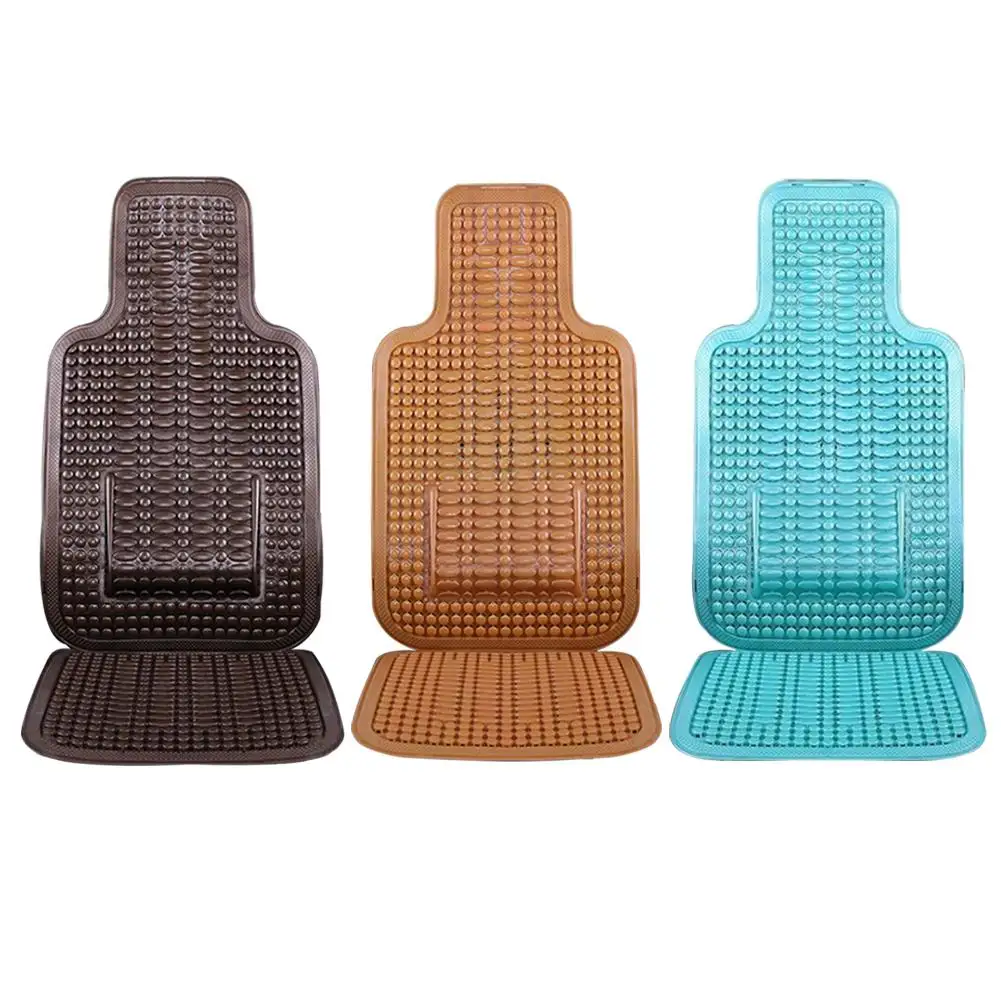 1Pcs New Universal Cool PVC Beaded Home Pad Protector Breathable Car Chair Cover Seat Cushion Fundas Coche Asiento Universal