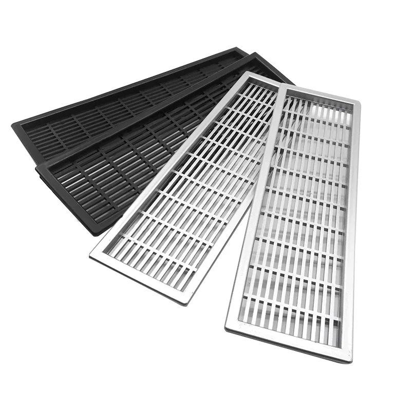 Пластиковая прямоугольная воздухопроницаемая решетка для вентиляции сетчатая
