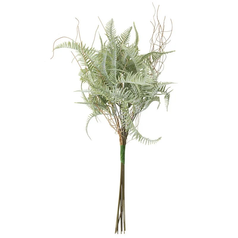 7 головок Искусственные Lvy зеленые листья растения гирлянды искусственная