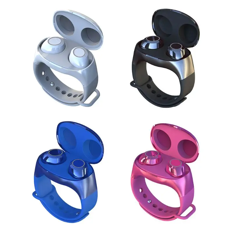 

Беспроводная гарнитура 2 в 1 HM50 TWS Bluetooth 5,0, наушники-вкладыши, браслет, 1 шт.