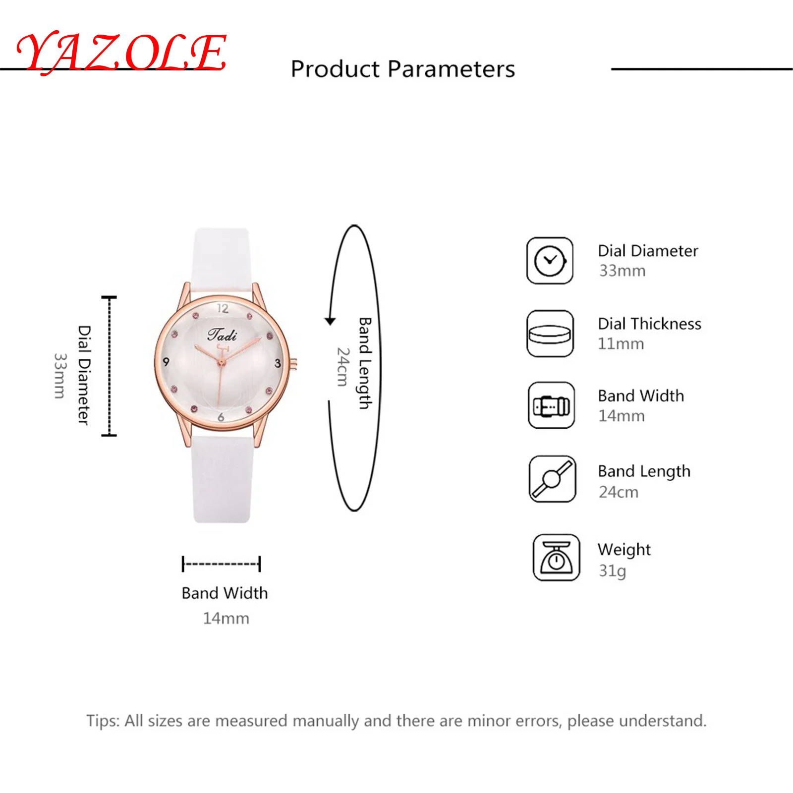 

Top brand Bracelet Watch YAZOLE Jadi Fashion New Design Ladies Watch Casual Ladies Quartz Bracelet Watch Set Luxury woman watch
