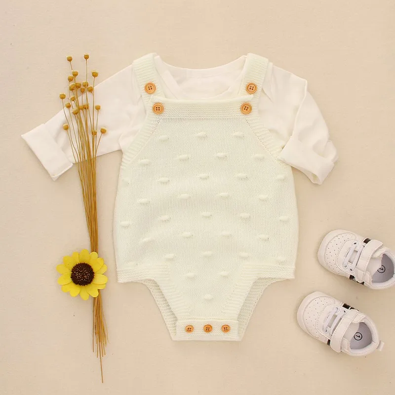 Summer Infant Baby Girls Sleeveless Rompers Kids Boys Solid Bodysuit Jumpsuit Newborn Clothes