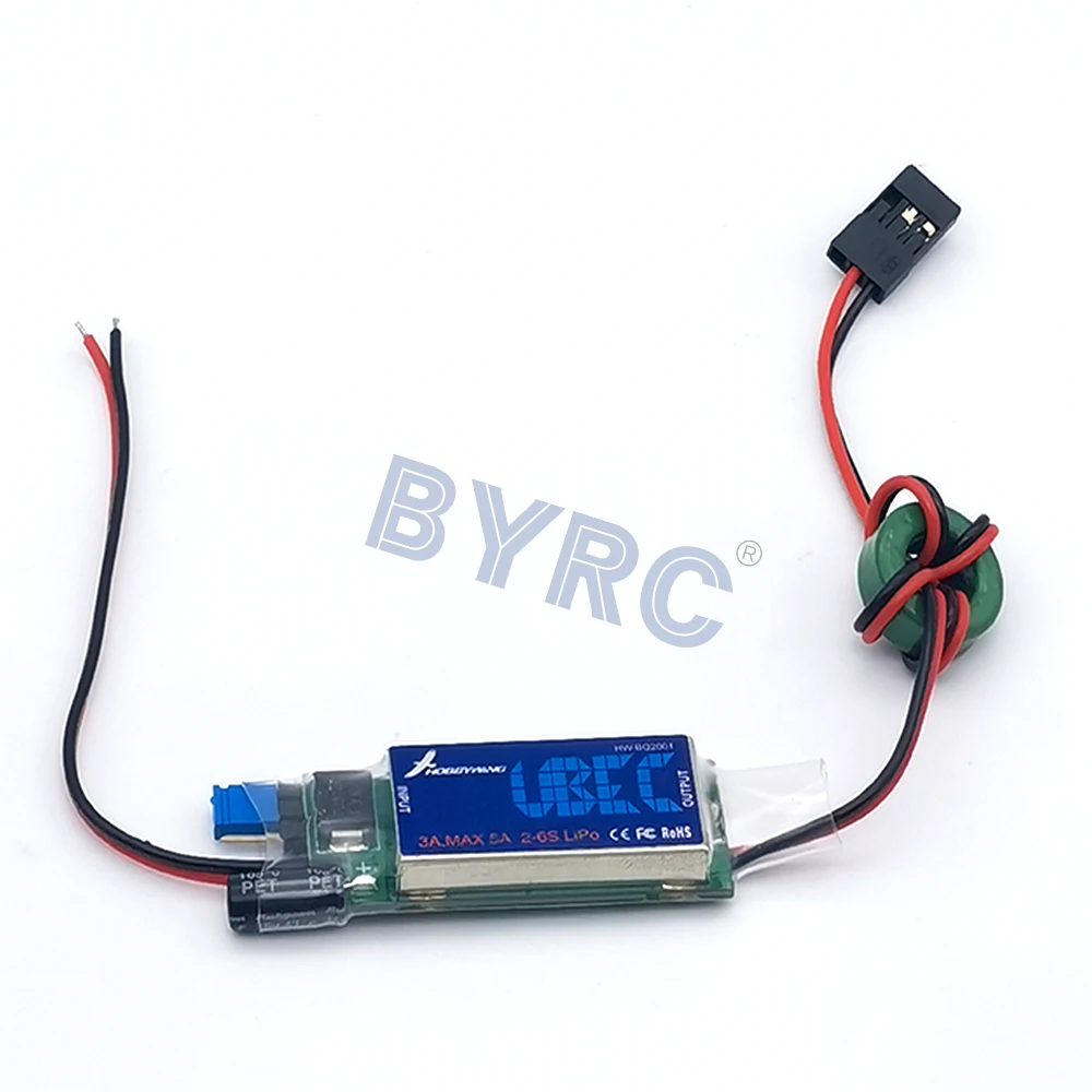 Щеточный электронный регулятор скорости HOBBYWING HW3A 3A UBEC ESC хобби крыло