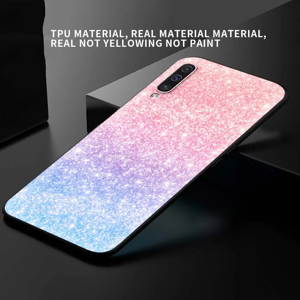 

Soft Fundas for Samsung Galaxy A50 A70 A71 A51 A21S A12 A02S A10 A10E A10S A20 A20S Phone Case Coque Bling Glitter Shining Flash