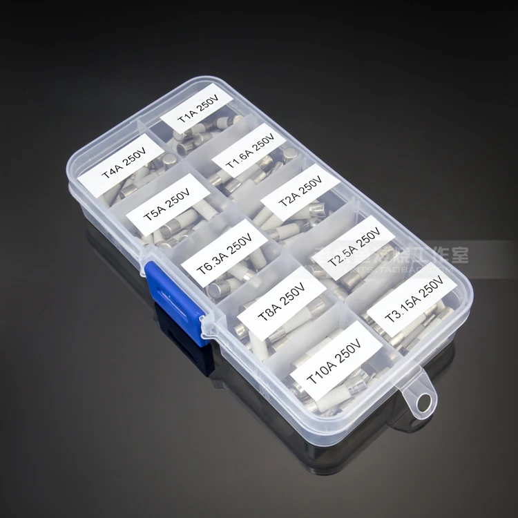 Упакованный в коробке LittelFuse 215 серия керамическая страховая трубка 1 10 А набор 5x20