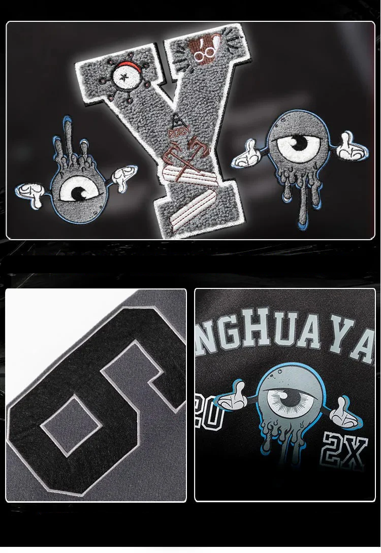 Y письмо Университетская Бейсбольная Куртка бомбер мужская хлопковая Женская