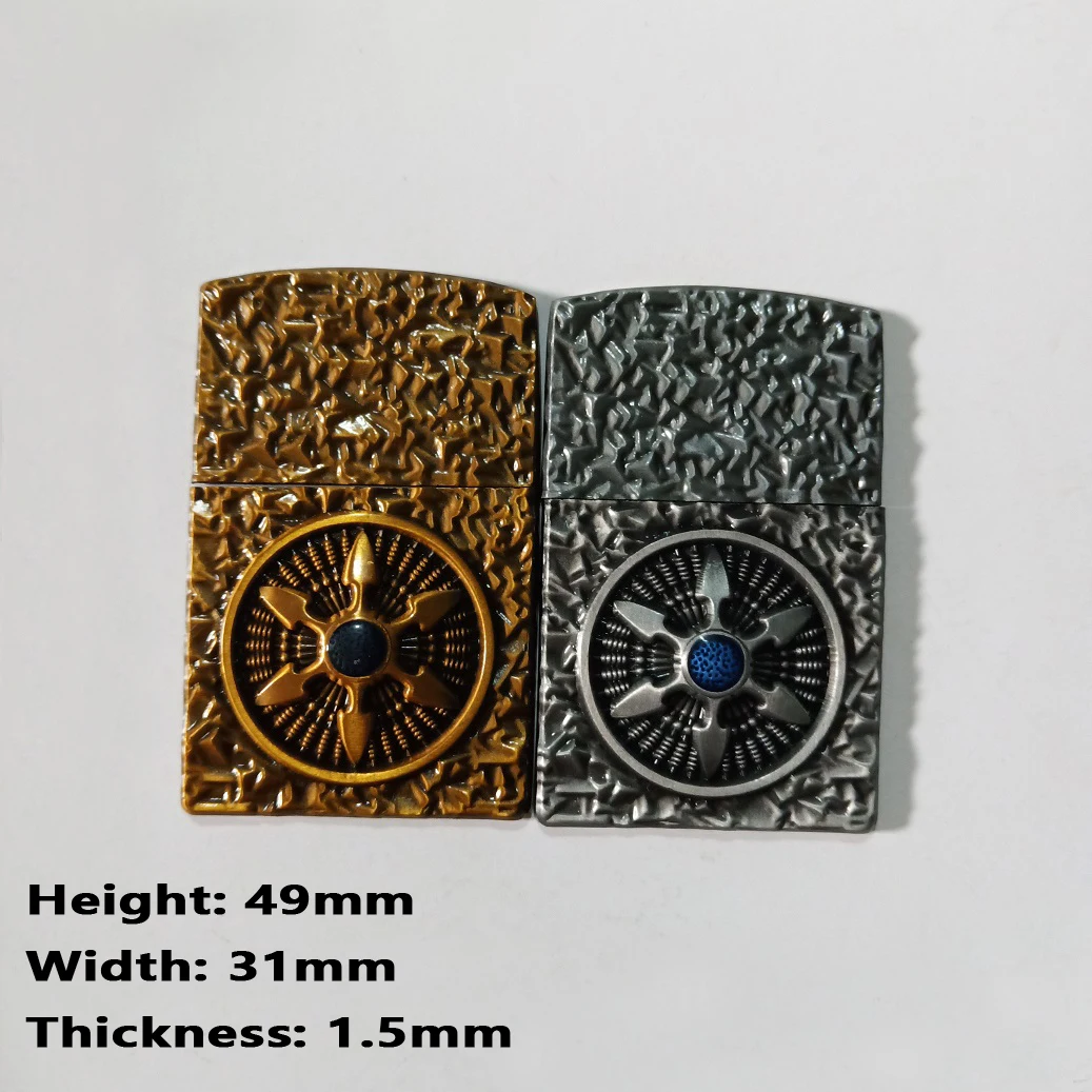 

3D Creative Cross mechanical watch Metal Badge DIY Lighter Accessories Replacement for ZP Zorro Kerosene Oil Lighter Decor