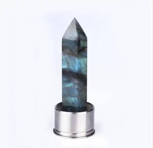 Новый продукт с украшением в виде кристаллов кварца бутылка драгоценный камень