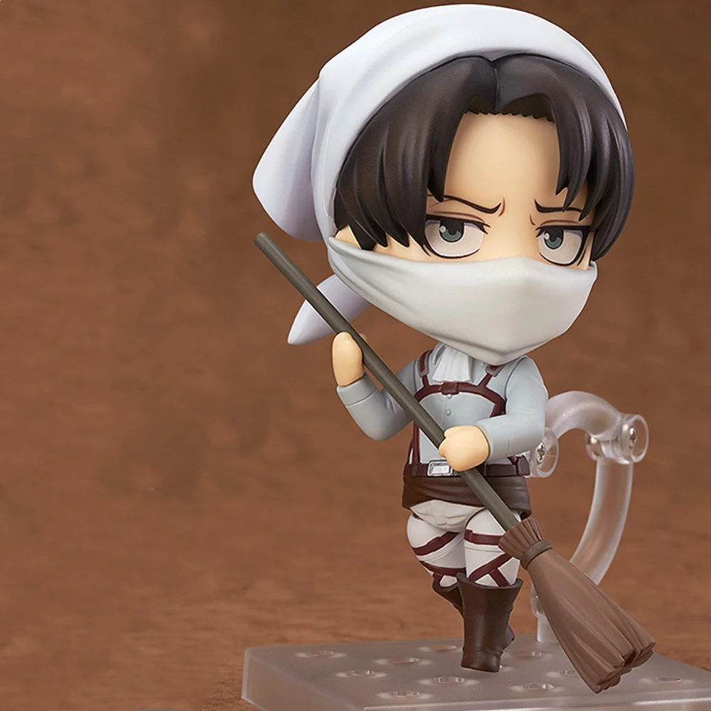 Attack on Titan Levi Ackerman 390 417 Eren Jaeger 375 Аниме Фигурка Nendoroid Ver. ПВХ милые игрушки для детей модель фигурки