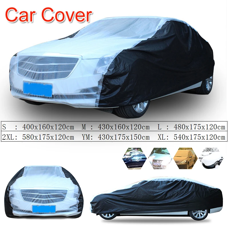 Чехол для автомобиля SUV Full Snow Ice Sun защита от дождя водонепроницаемый прозрачный