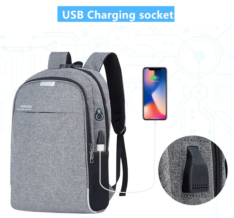 HLDAFA рюкзак для ноутбука с usb-зарядкой, рюкзак для путешествий, рюкзак для школы, рюкзак для книг