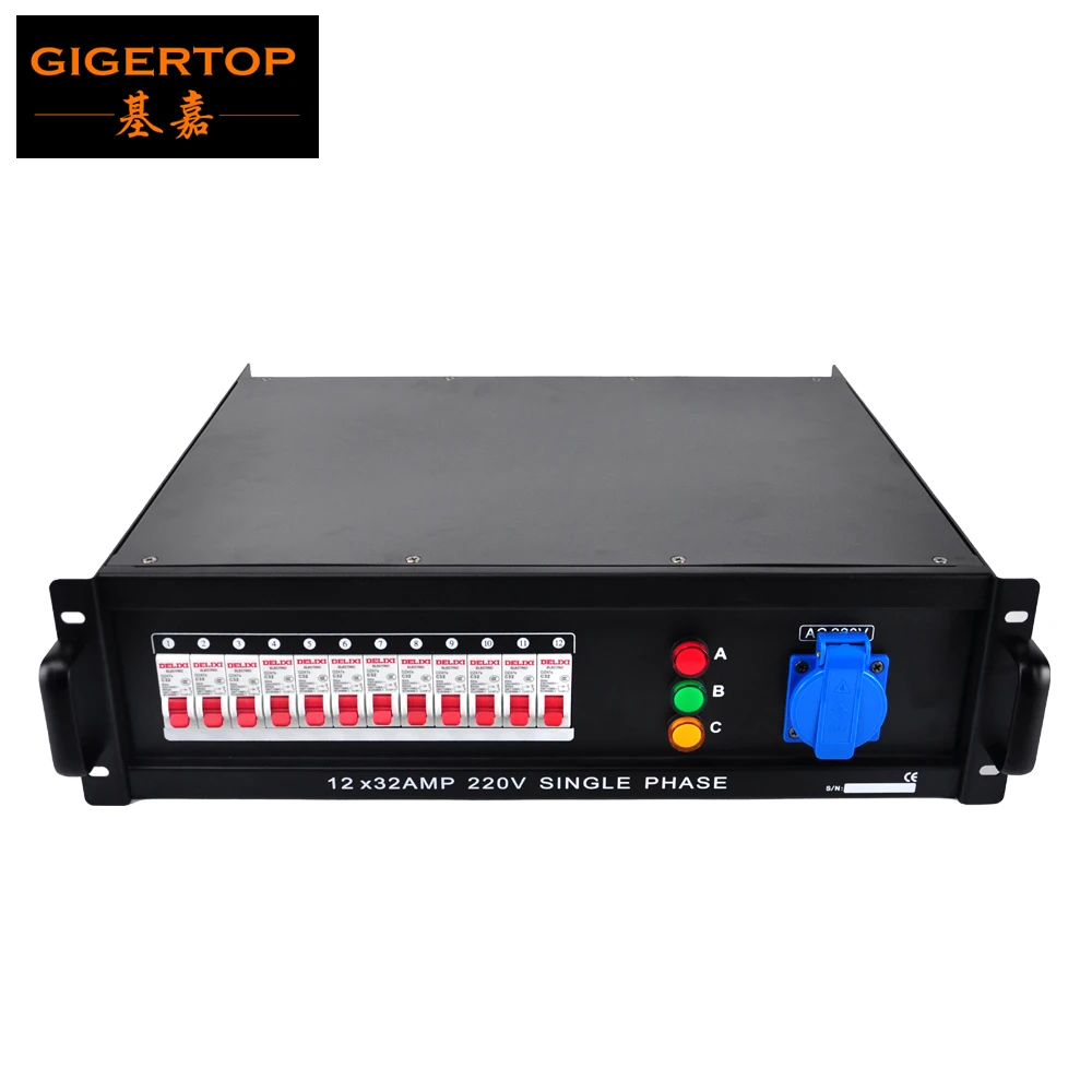 Gigertop блок питания Ditributor Box 12 Road 4KW 32A воздушный переключатель перегрузки Delixi